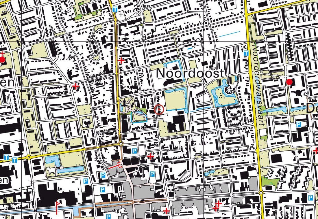 Topografische kaart van 2022